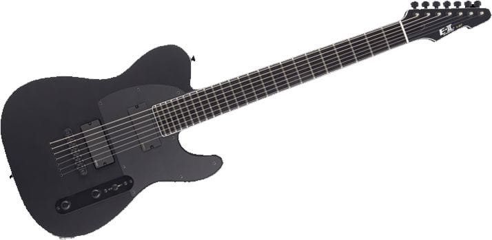 ESP E-II TB7 BLACK SATIN