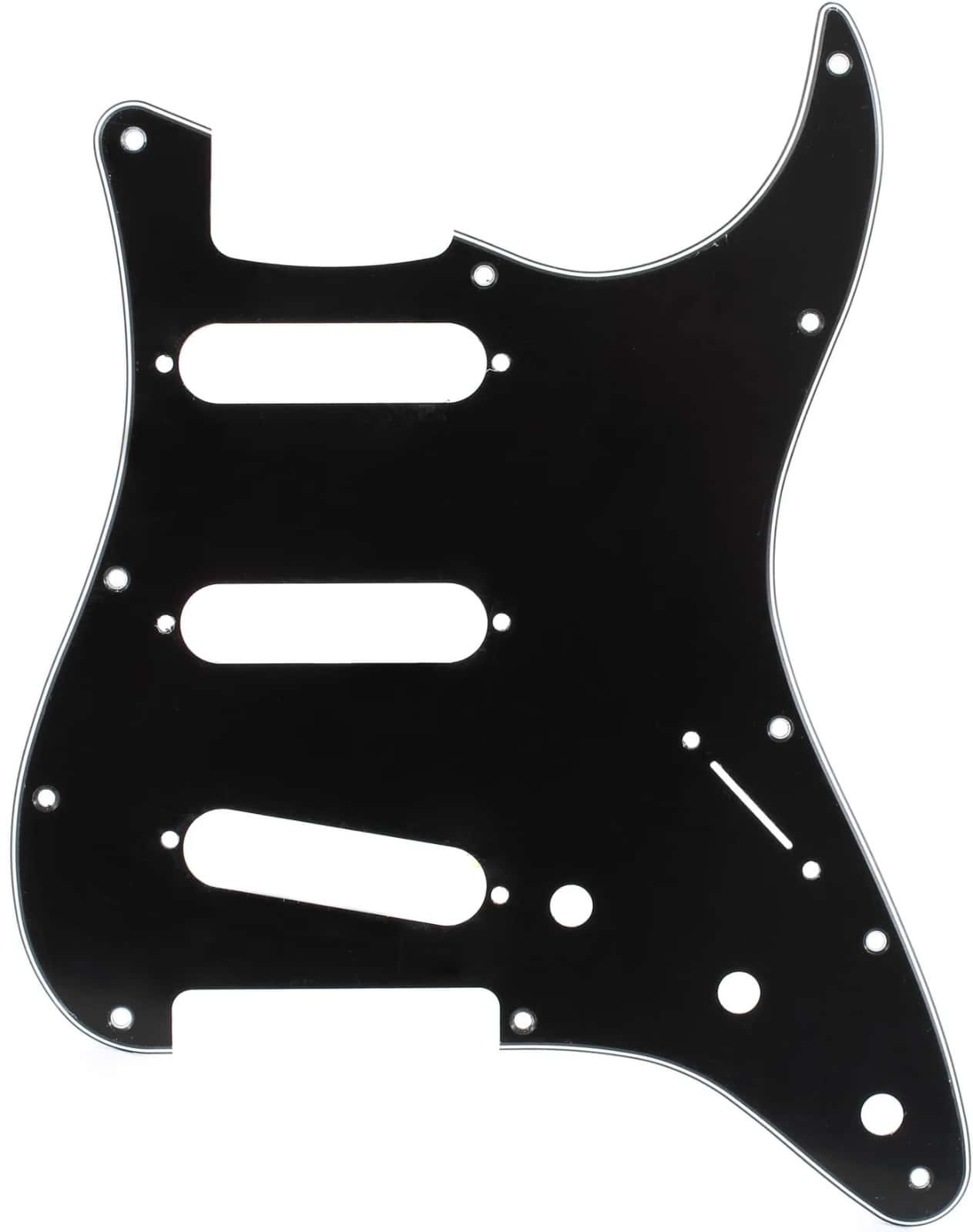 FENDER PICKGUARD STRAT SSS BLACK