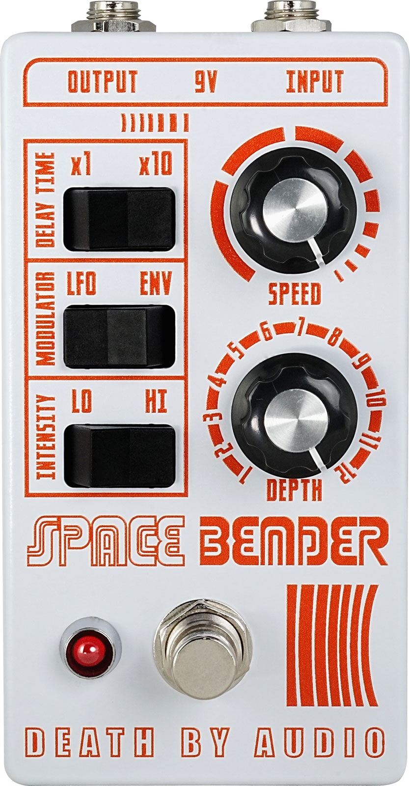 DEATH BY AUDIO SPACE BENDER WHITE-ORANGE LIMITED