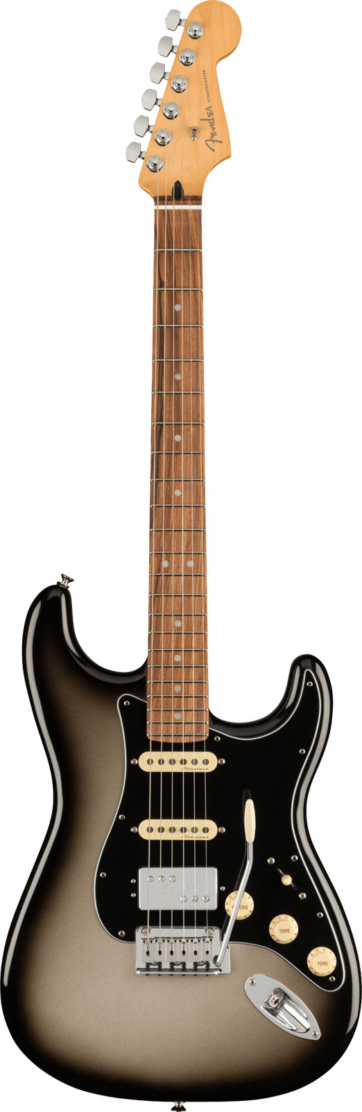 FENDER MEXICAN PLAYER PLUS STRATOCASTER HSS PF, SILVERBURST