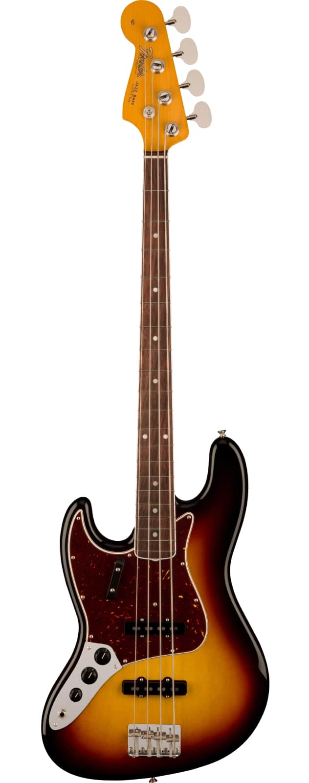 FENDER AMERICAN VINTAGE II 1966 JAZZ BASS LH RW 3-COLOR SUNBURST