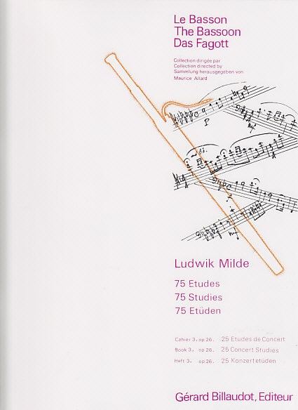 BILLAUDOT MILDE L. - 75 ETUDES VOL. 3 OP. 26