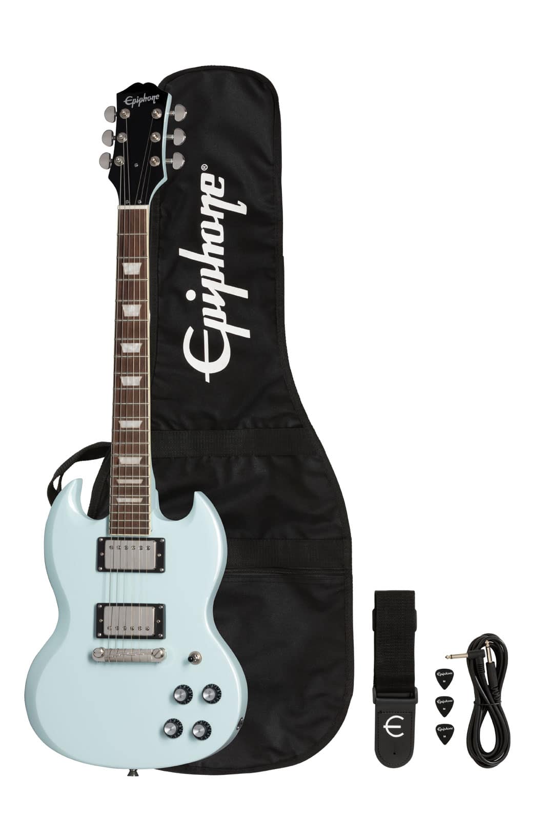 EPIPHONE SG POWER PLAYERS PACK ICE BLUE MODERN IBG