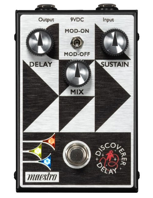 MAESTRO DISCOVERER DELAY EFFECTS PEDAL PEDAL