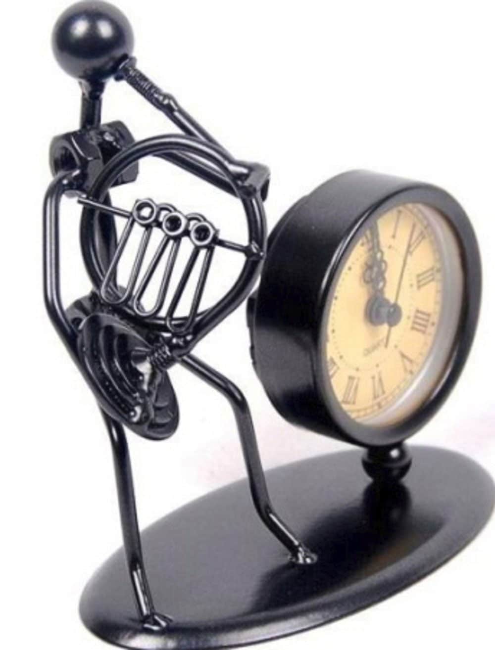 GEWA SCULPTURE WITH HORN FLTE CLOCK