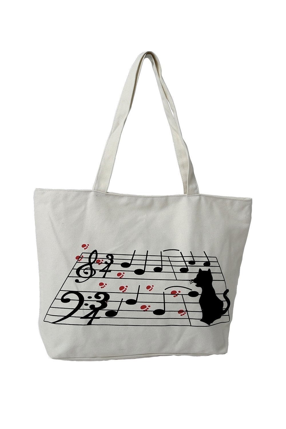 GEWA NOTES BAG WITH CAT / WHITE