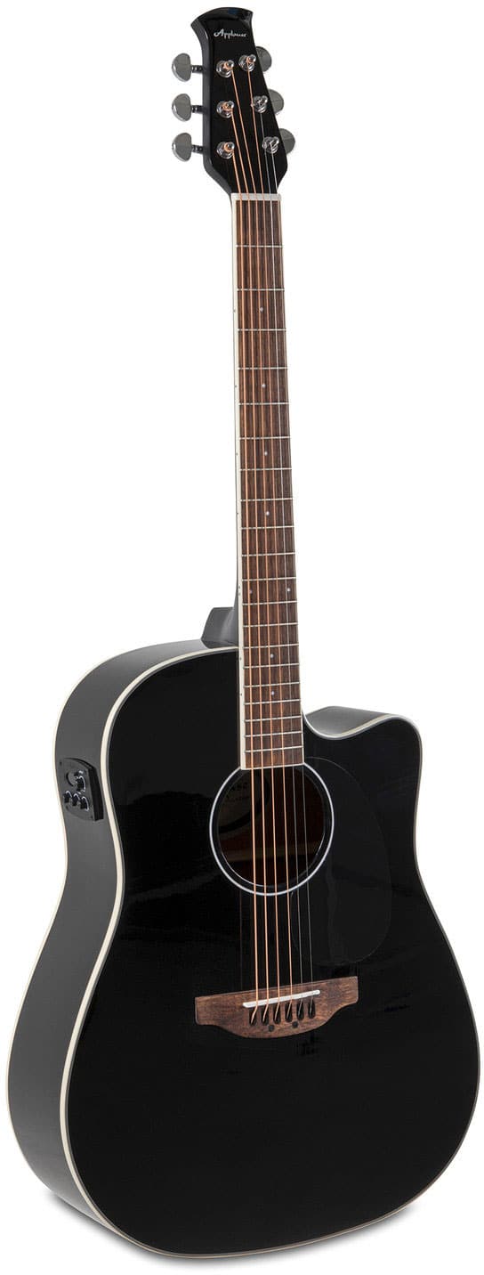 APPLAUSE E-ACOUSTIC GUITAR WOOD CLASSICS AED96-5HG BLACK GLOSS ELECTRO BLACK HIGH GLOSS