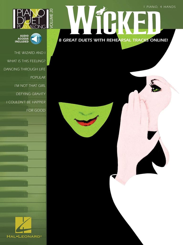 HAL LEONARD WICKED + AUDIO TRACKS - PIANO DUET