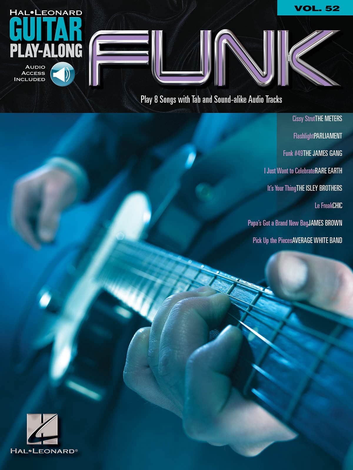 HAL LEONARD GUITAR PLAY ALONG VOL.052 - FUNK + AUDIO TRACKS - GUITAR TAB