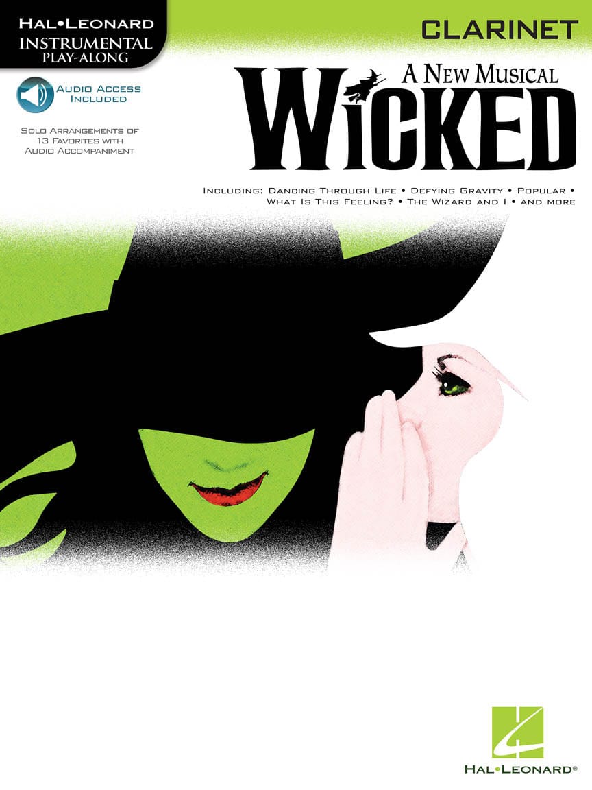 HAL LEONARD INSTRUMENTAL PLAY-ALONG WICKED + AUDIO TRACKS - CLARINET