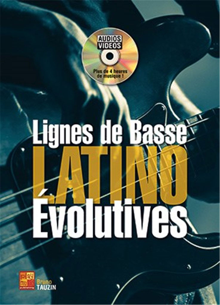 PLAY MUSIC PUBLISHING TAUZIN BRUNO - LIGNES DE BASSE LATINO EVOLUTIVES + CD 