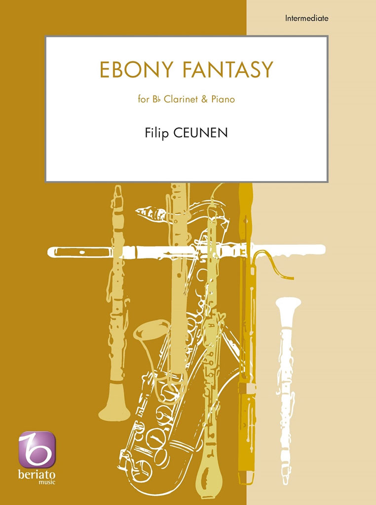 BERIATO MUSIC CEUNEN - EBONY FANTASY - CLARINET SIB AND PIANO