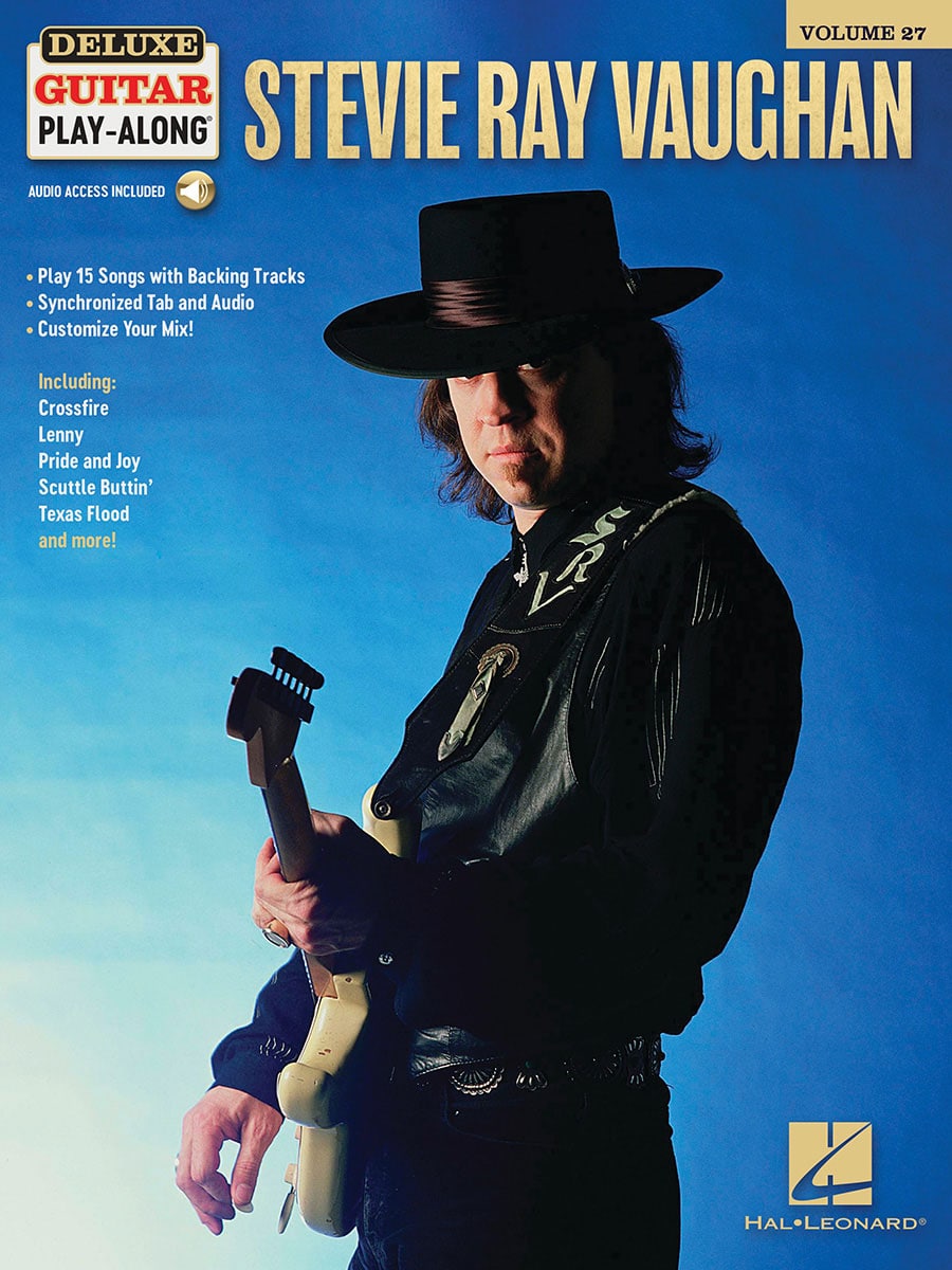 HAL LEONARD STEVIE RAY VAUGHAN -DEL. GUITAR PLAY-ALONG VOL. 27 (BOOK + ONLINE AUDIO)