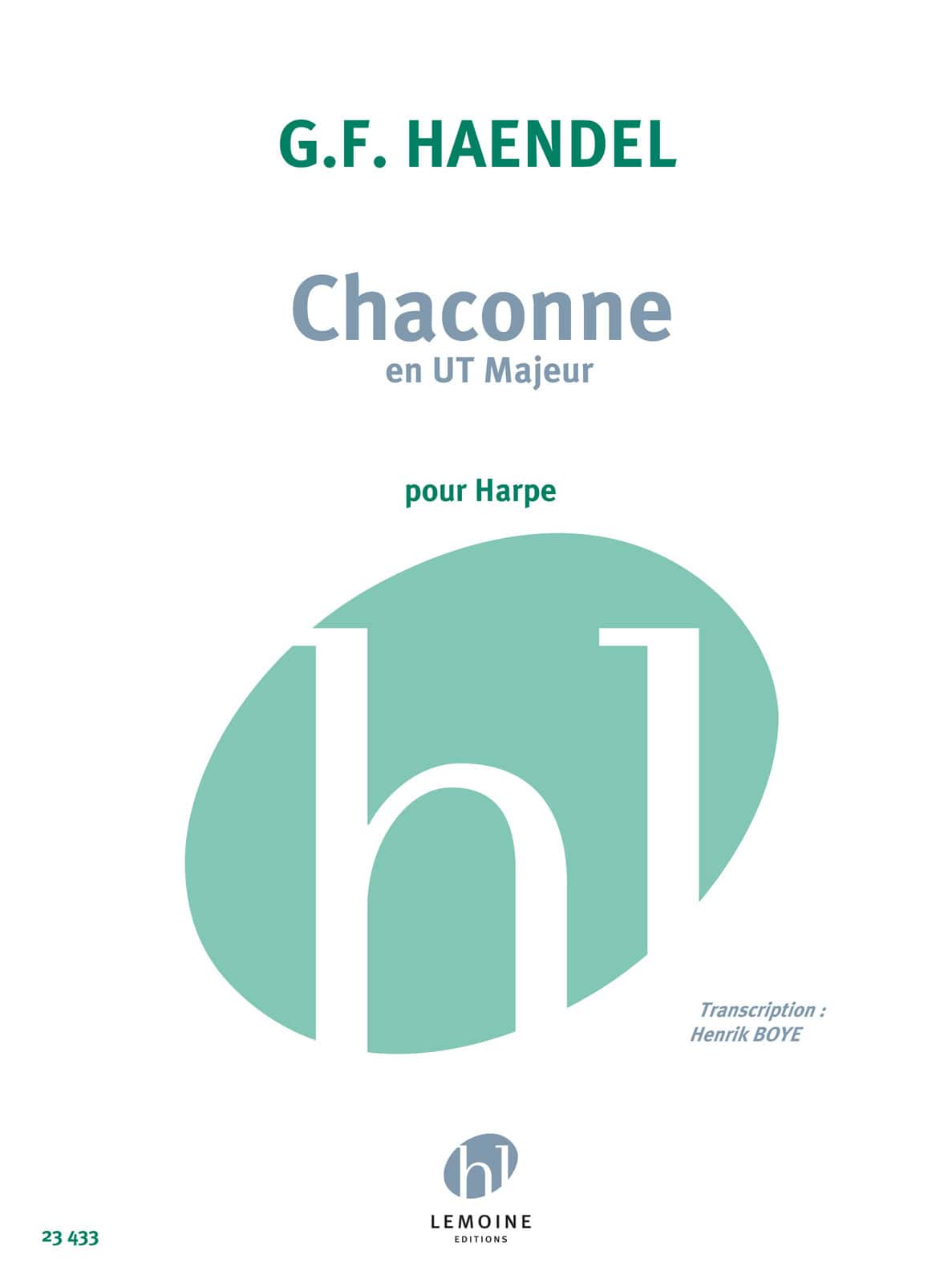 LEMOINE HAENDEL G.F. - CHACONNE - HARPE