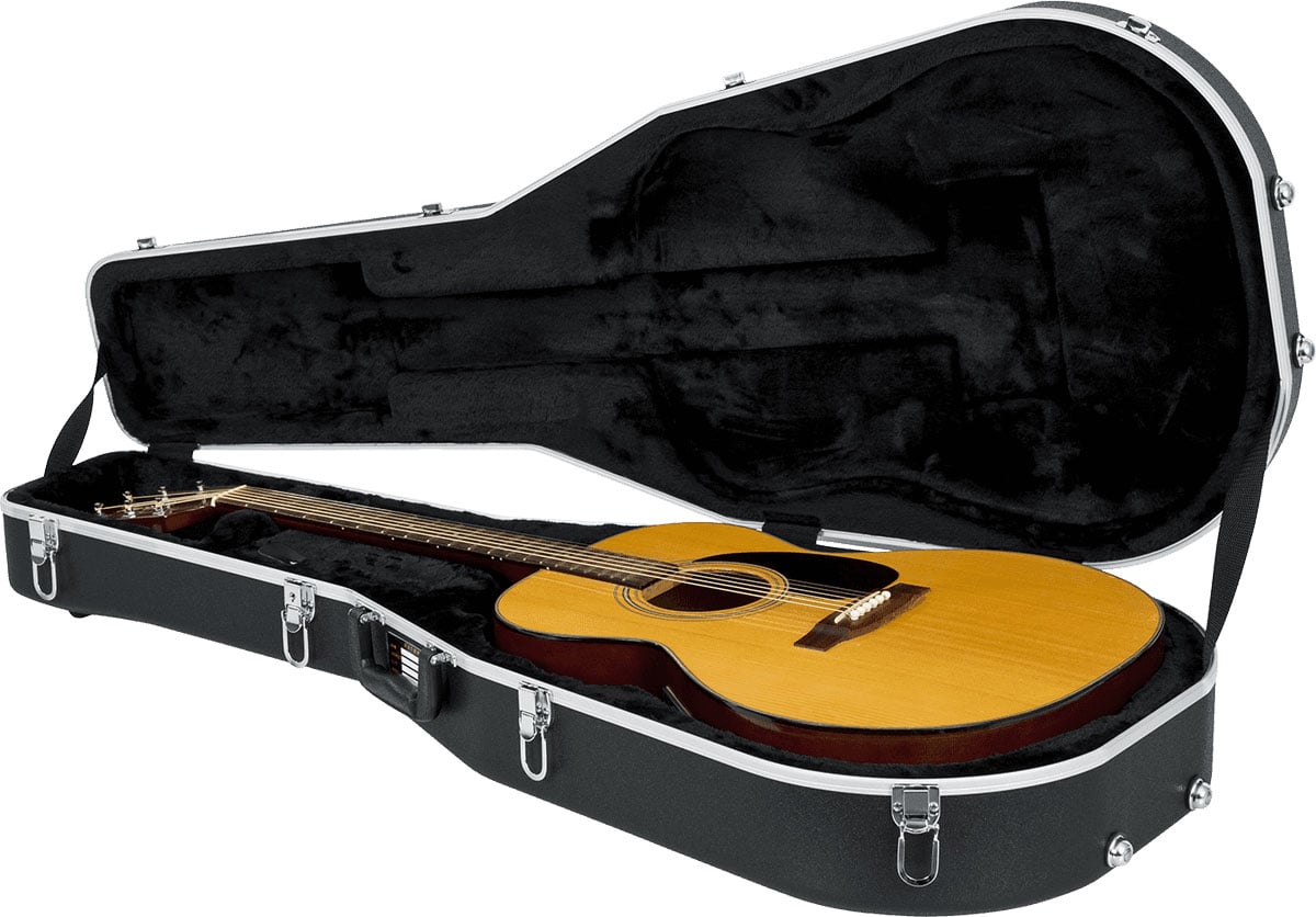 GATOR CASE FOR FOLK GUITARS BLACK ABS