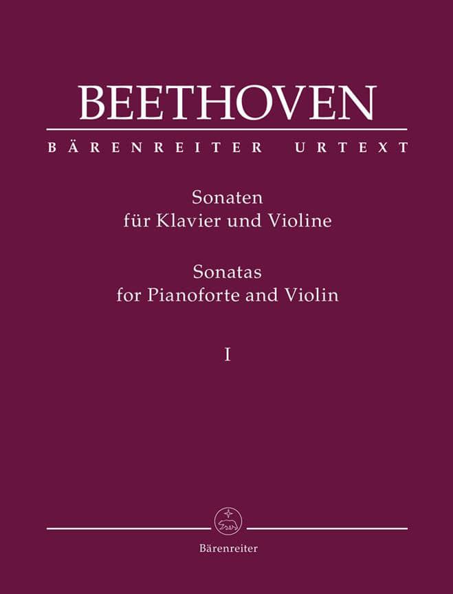 BARENREITER BEETHOVEN - SONATES POUR PIANO FORTE ET VIOLON OP. 12 
