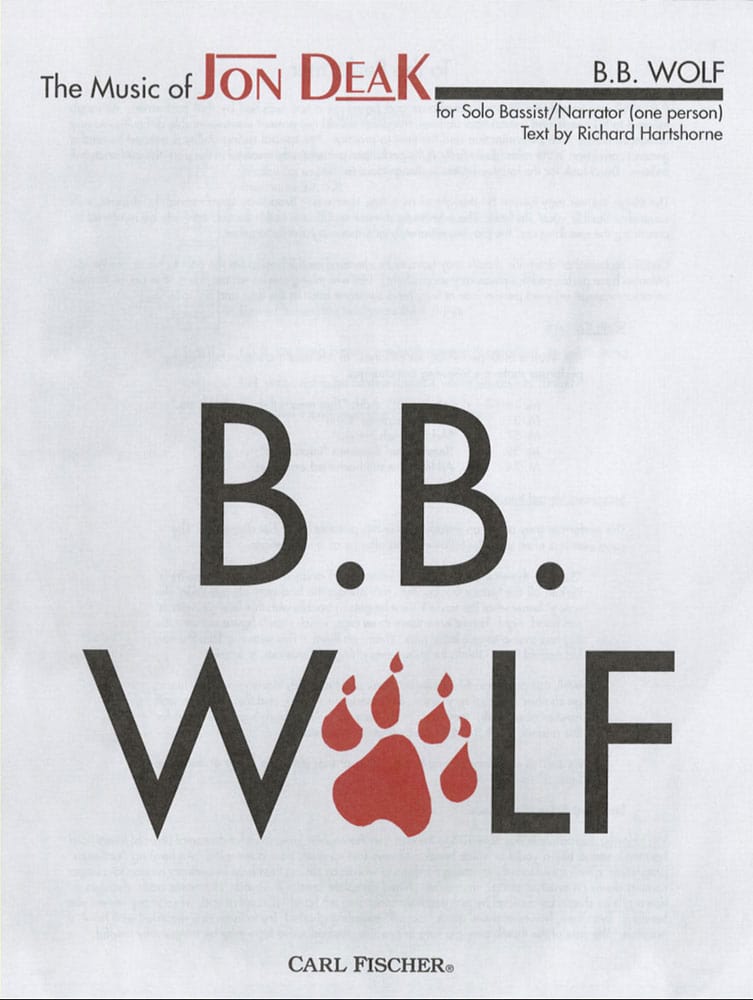 CARL FISCHER DEAK J. - B.B. WOLF - CONTREBASSE ET NARRATEUR 