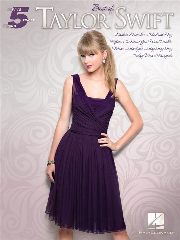 HAL LEONARD TAYLOR SWIFT - FIVE FINGER PIANO - BEST OF TAYLOR SWIFT - PIANO SOLO