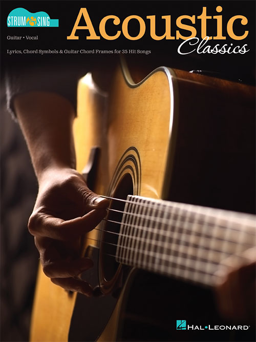 HAL LEONARD ACOUSTIC CLASSICS - STRUM & SING SERIES FOR GUITAR
