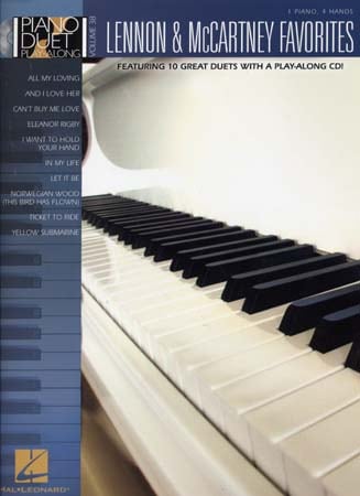HAL LEONARD PIANO DUET PLAY ALONG VOL.38 LENNON & MCCARTNEY FAVORITES + CD