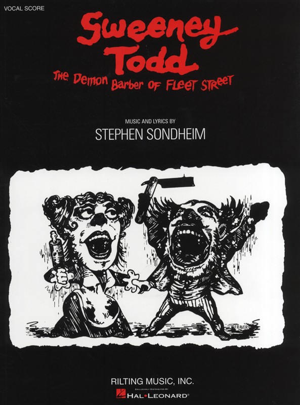 HAL LEONARD STEPHEN SONDHEIM - SWEENEY TODD - VOCAL SCORE BOOK