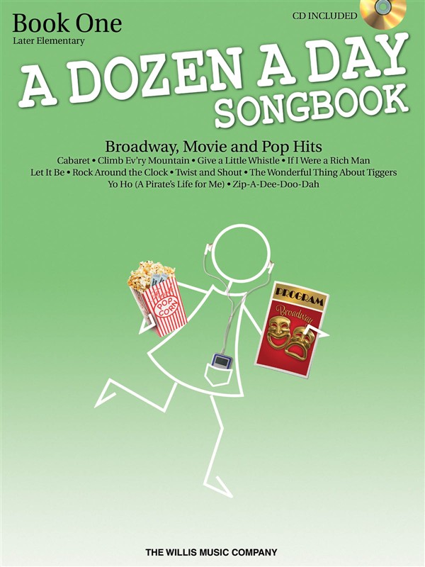 THE WILLIS MUSIC COMPANY A DOZEN A DAY SONGBOOK - BOOK 1 - PIANO SOLO