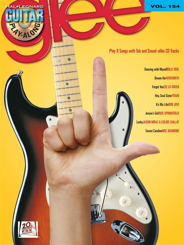 HAL LEONARD GUITAR PLAY ALONG VOLUME 154 GLEE + CD - GUITAR TAB