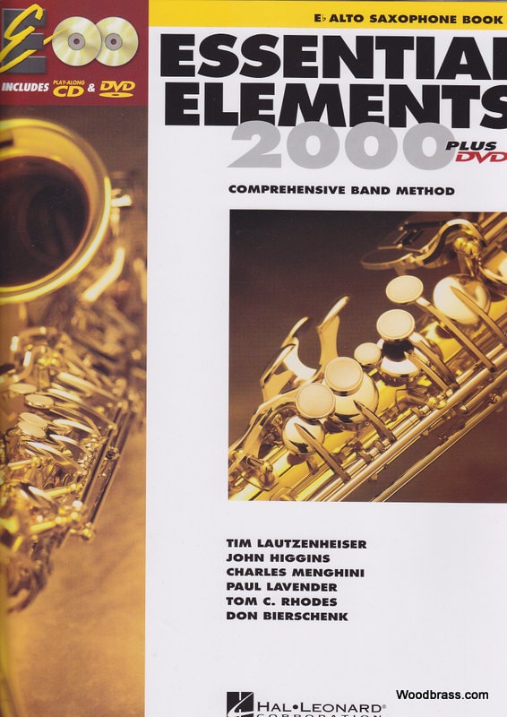 HAL LEONARD ESSENTIAL ELEMENTS 2000 LIVRE 1 - SAXOPHONE ALTO