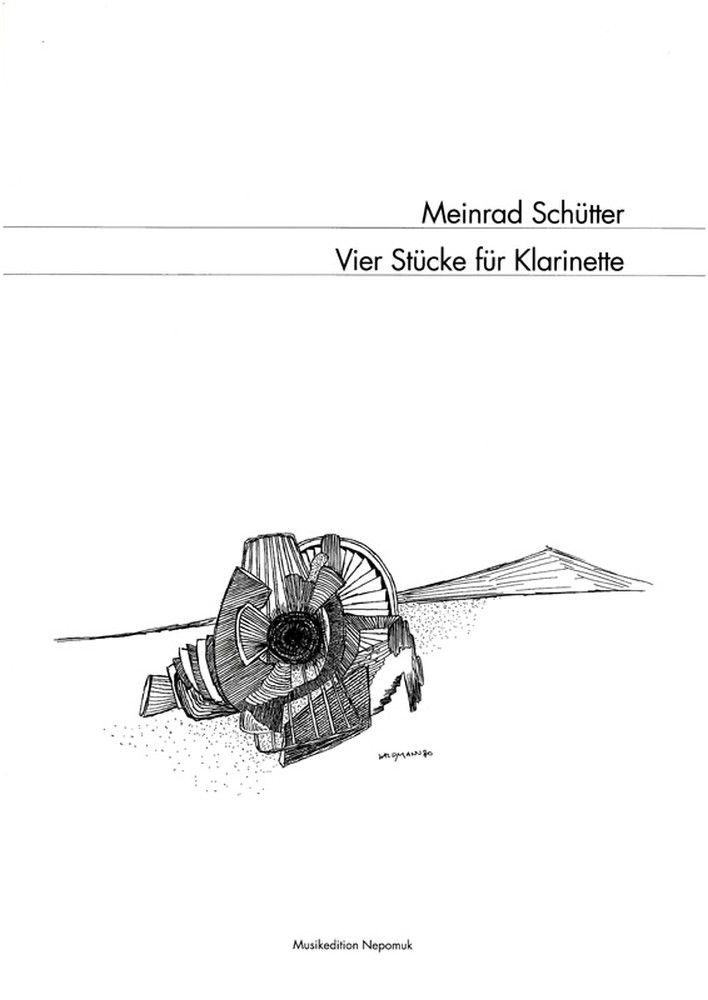 EDITION BREITKOPF SCHUTTER MEINRAD - VIER STUCKE FUR KLARINETTE - CLARINET