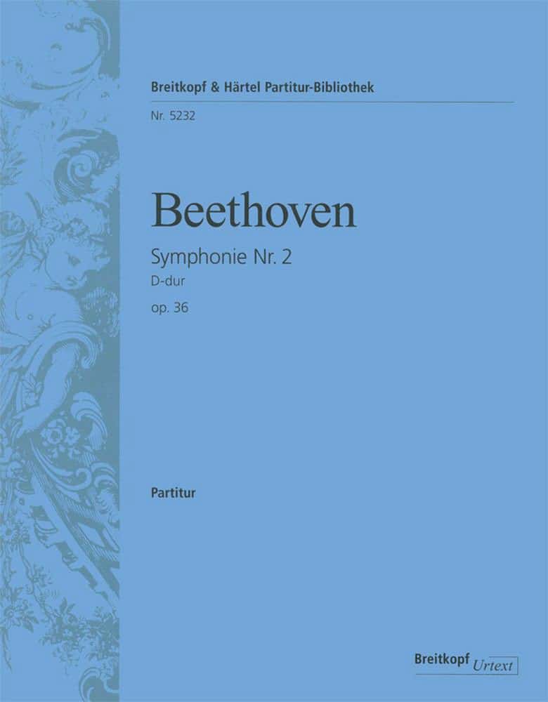 EDITION BREITKOPF BEETHOVEN LUDWIG VAN - SYMPHONIE NR. 2 D-DUR OP. 36 - ORCHESTRA