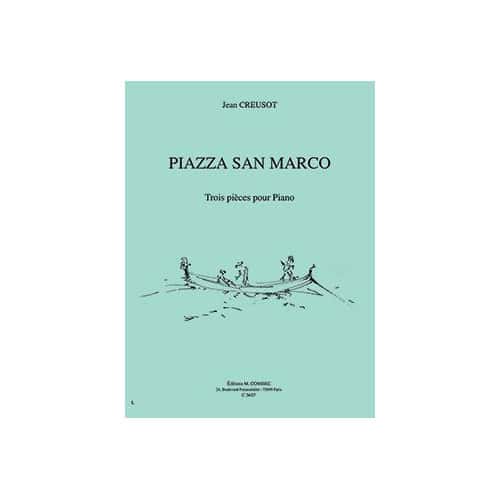 COMBRE CREUSOT JEAN - PIAZZA SAN MARCO (3 PIECES) - PIANO