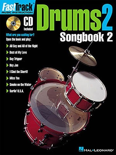 HAL LEONARD FAST TRACK DRUMS 2 SONGBOOK TWO + CD - DRUMS