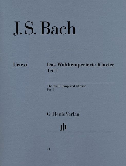 HENLE VERLAG BACH J.S. - WELL-TEMPERED CLAVIER BWV 846-869, PART I