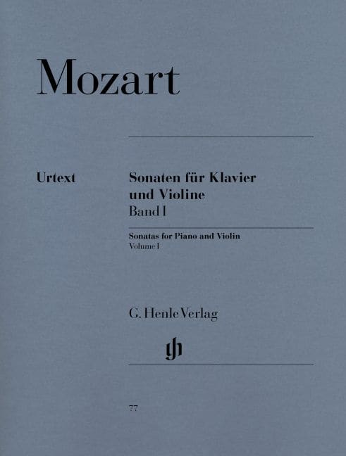 HENLE VERLAG MOZART W.A. - SONATAS FOR PIANO AND VIOLIN, VOLUME I
