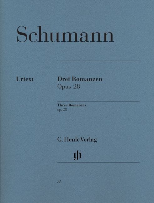 HENLE VERLAG SCHUMANN R. - 3 ROMANCES OP. 28