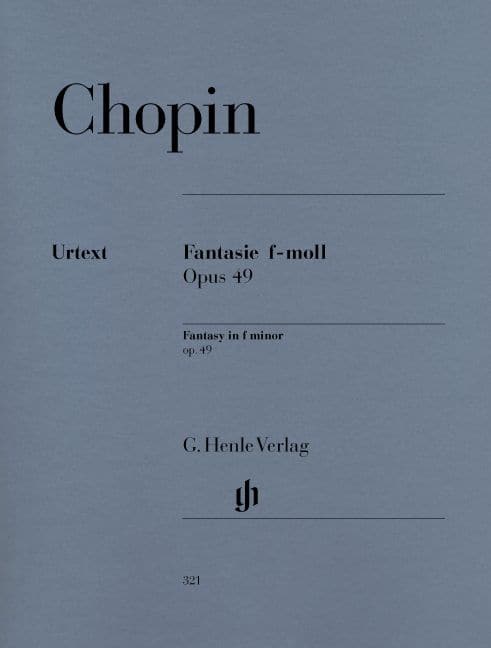 HENLE VERLAG CHOPIN F. - FANTASY F MINOR OP. 49
