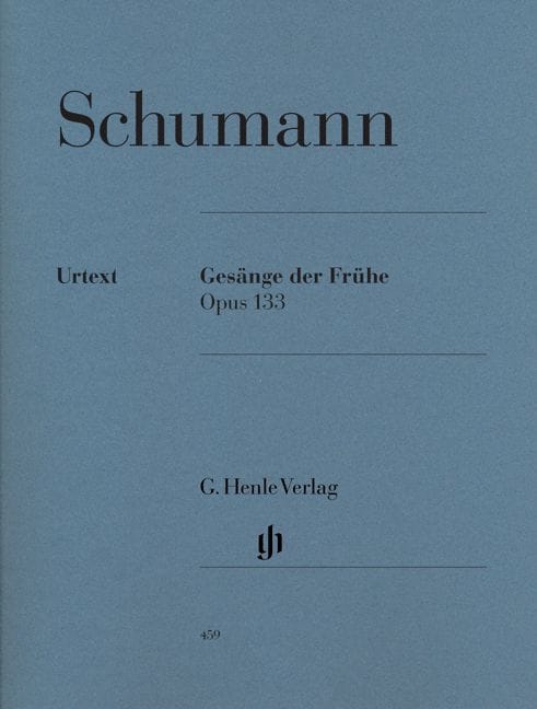 HENLE VERLAG SCHUMANN R. - GESANGE DER FRUHE OP. 133