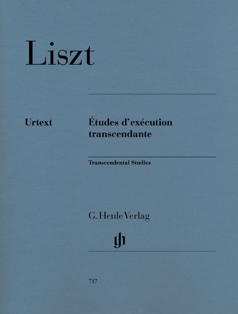 HENLE VERLAG LISZT F. - ETUDES D'EXECUTION TRANSCENDANTE
