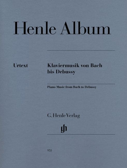 HENLE VERLAG PIANO MUSIC FROM BACH TO DEBUSSY