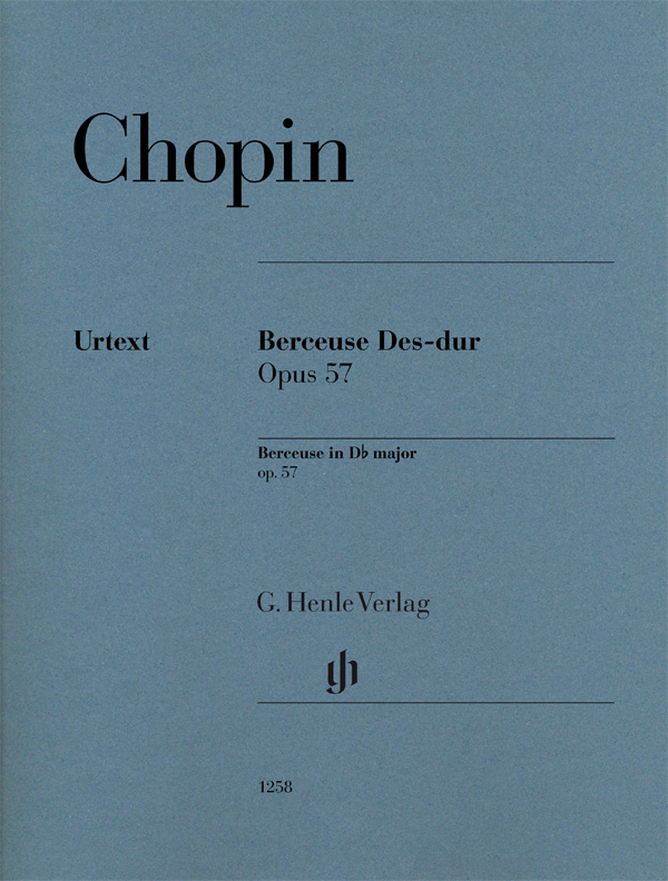 HENLE VERLAG CHOPIN F. - BERCEUSE EN RE BEMOL OP.57 - PIANO 