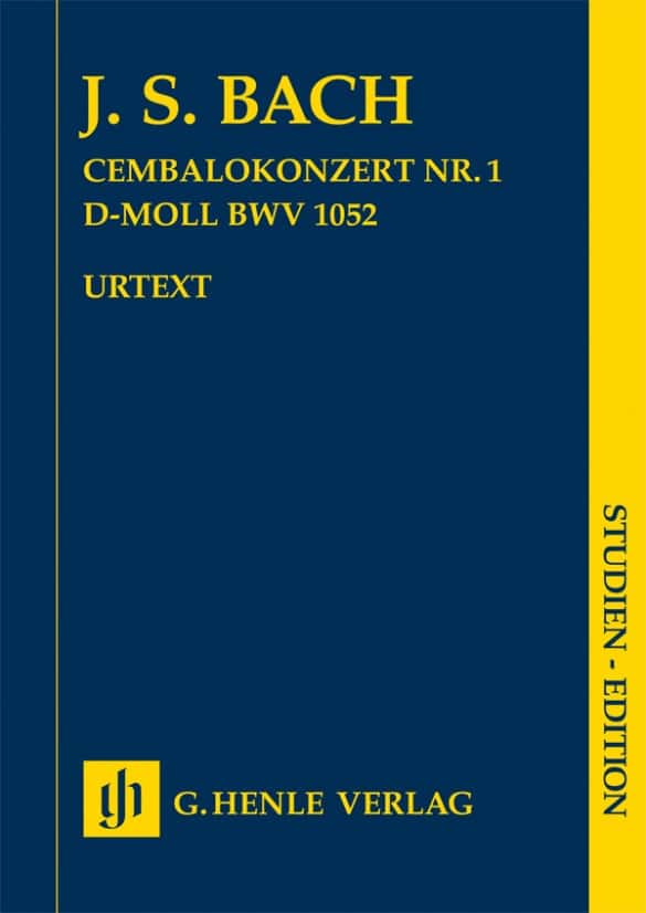 HENLE VERLAG BACH J.S. - CEMBALOKONZERT N°1 BWV 1052 - SCORE