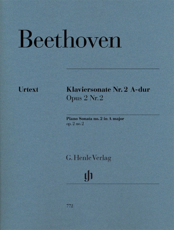 HENLE VERLAG BEETHOVEN L.V. - PIANO SONATA N°2 IN A MAJOR OP.2 N°2