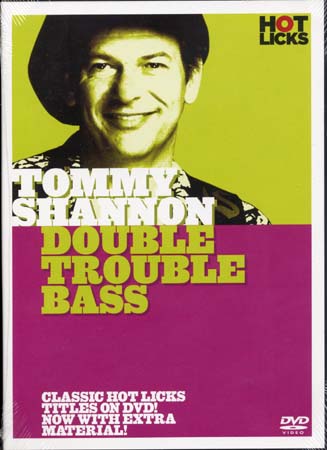 MUSIC SALES METHODE DVD - SHANNON TOMMY - DOUBLE TROUBLE BASS