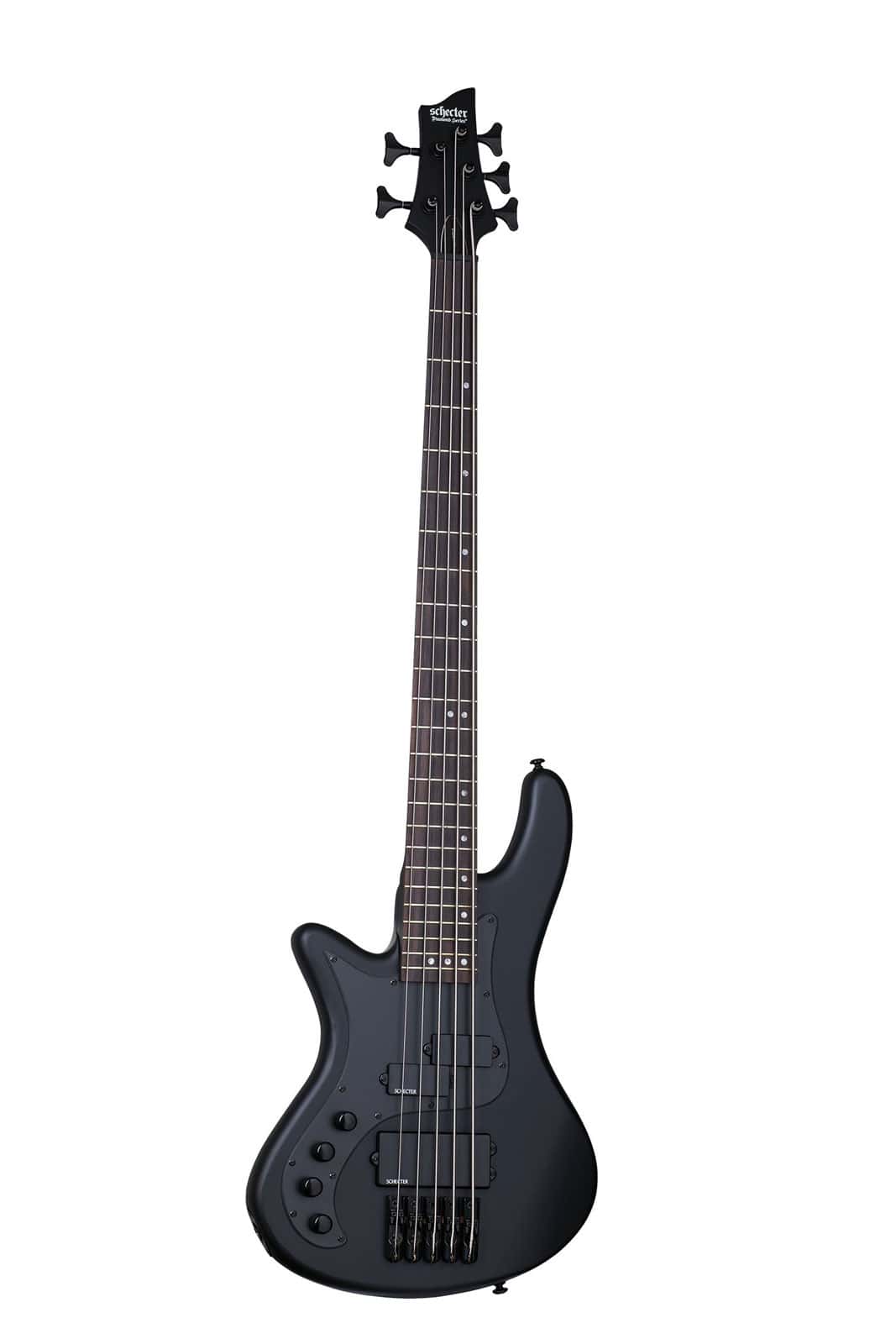 SCHECTER STILETTO 5 STEALTH LH SATIN BLACK