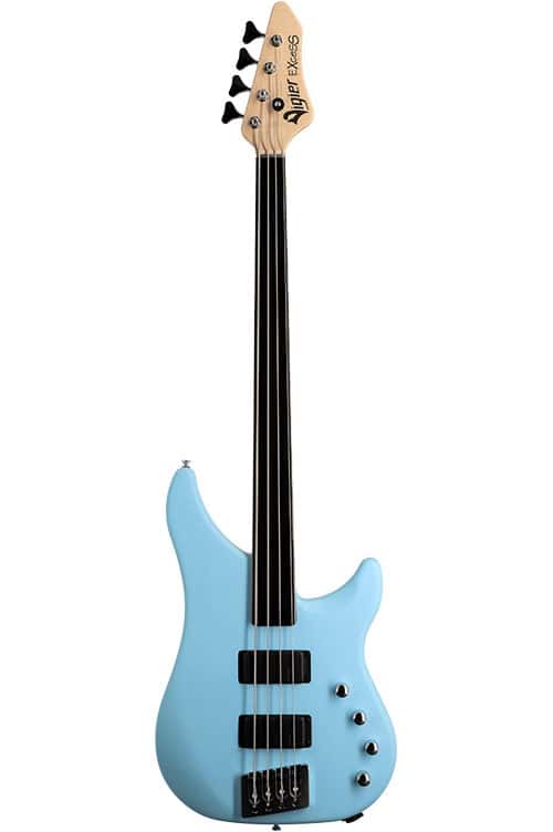 VIGIER EXCESS 4 ORIGINAL FRETLESS IMETAL - MARIE-ANTOINETTE BLUE IM,CHROME