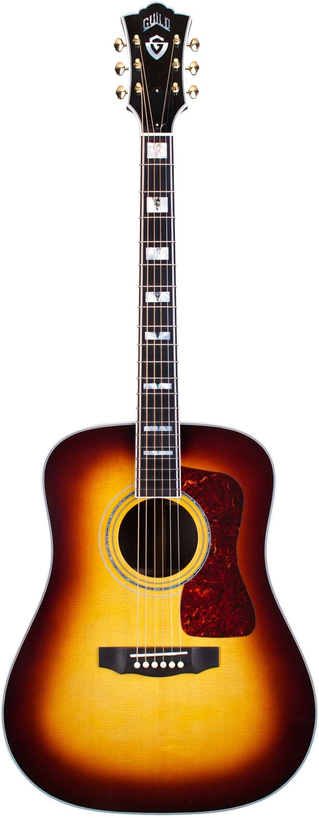 GUILD USA D55E ANTIQUE BURST + CASE