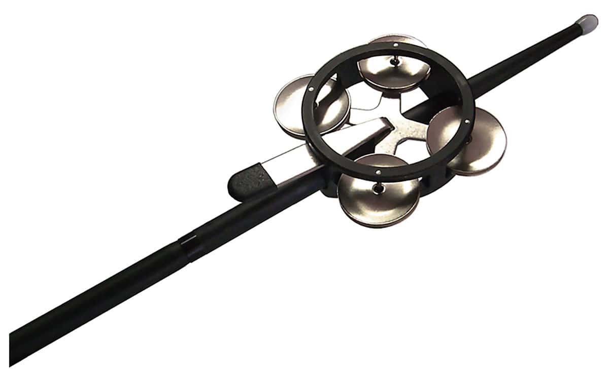 JINGLE MUTE ATTACHABLE TAMBORINE FOR DRUMSTICKS