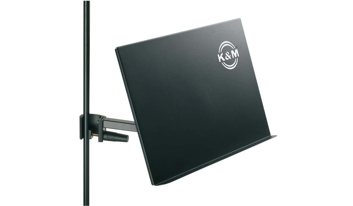 K&M 11540-000-55 SHEET MUSIC AND DOCUMENT HOLDER BLACK FOR STANDS