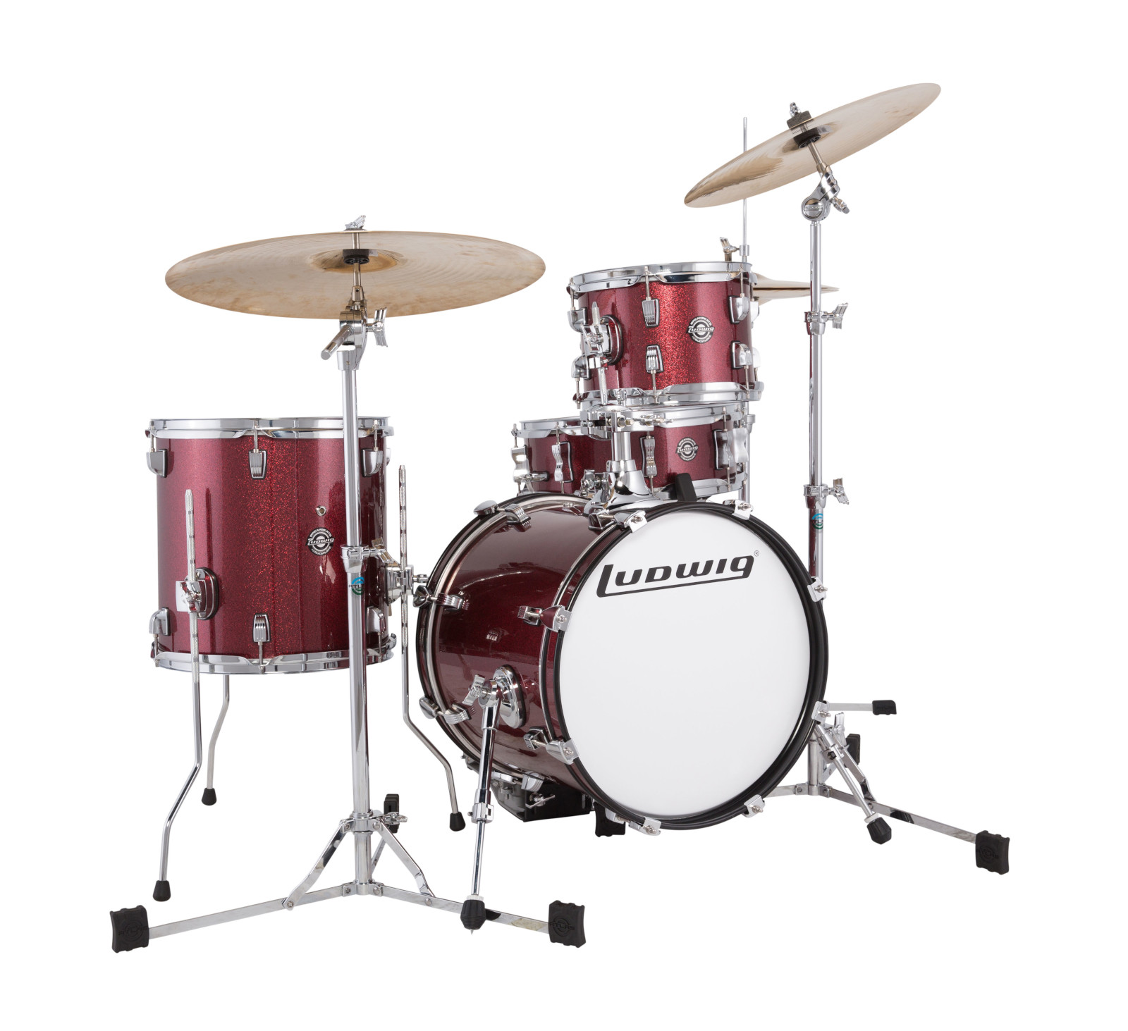 LUDWIG DRUMS LC179XX025 - KIT BREAKBEATS QUESTLOVE RED BROWN SPARKLE