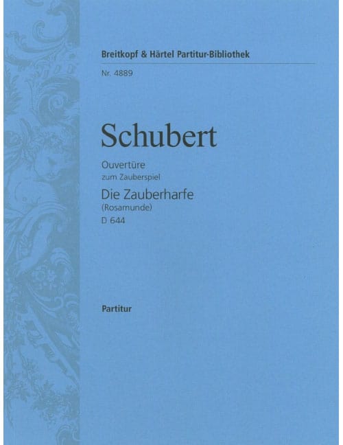 EDITION BREITKOPF SCHUBERT F. - ZAUBERHARFE D 644. OUVERTURE